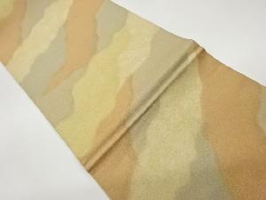 砂子綴れ道長取り模様全通袋帯